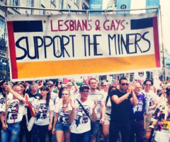 Lesbians and gays support the miners